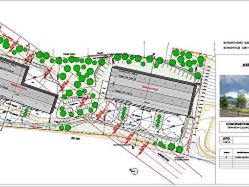 A VENDRE – ARTIPOLIS CHARVAS – LOCAUX D’ACTIVITES
