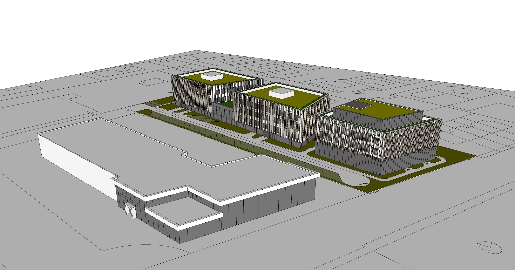 Bureaux Meyzieu (proche du stade) 7 000 m² divisibles à partir de 200m2
