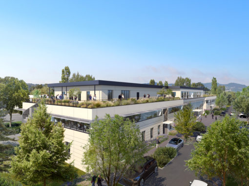 BRON Bureaux entièrement rénovés une surface en rdc de 496 m2