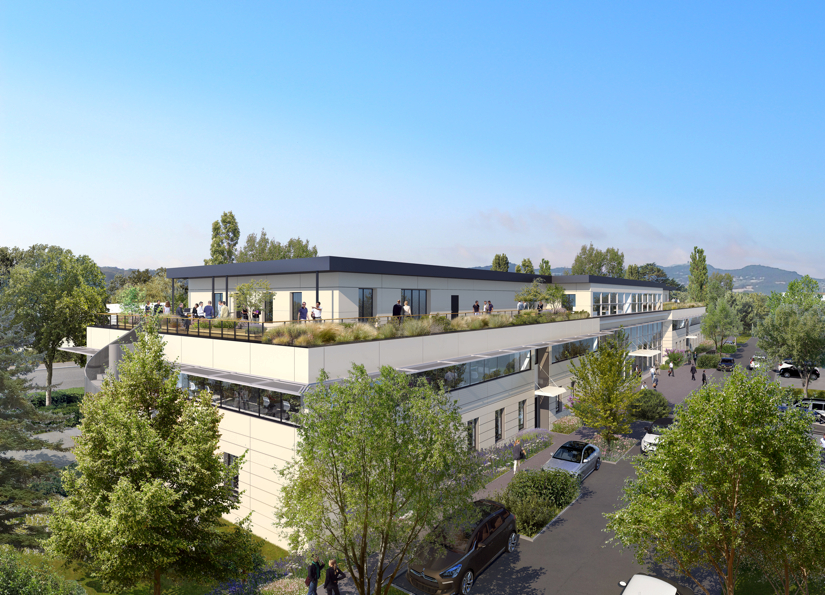 BRON Bureaux entièrement rénovés une surface en rdc de 496 m2